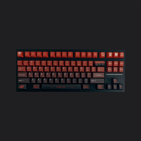 Set de Keycaps Wukds New Blood | PBT | ANSI | 152 Teclas